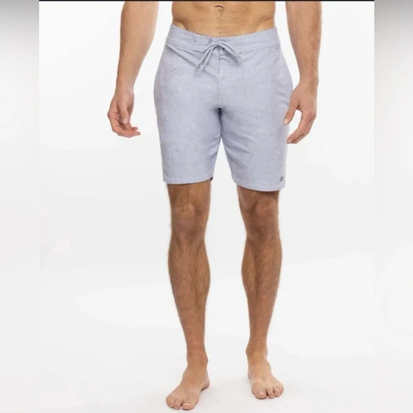 Travis Mathew Buff Buddy Unlined Gray Board Shorts /Swim Shorts - Picture 1 of 6
